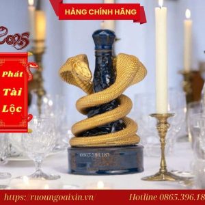 Rượu Hình Con Rắn Đôi Giao Hoan Nobble Cognac Limited