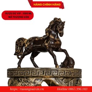 Rượu Hình Con Ngựa Sứ Vip Doha Mã Thượng Vân
