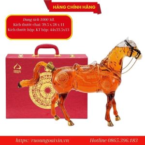 Rượu Hình Con Ngựa Thủy Tinh Doha 2026