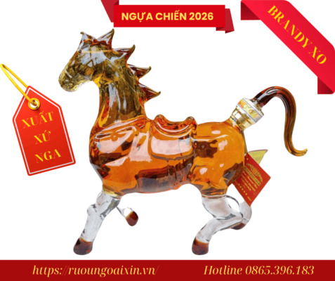 Rượu Linh Vật Hình Con Ngựa Năm 2026