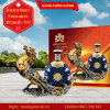 KỆ RƯỢU HÌNH CON NGỰA XO BRANDY 4L XANH 12 Ruou Bory Fontaney Brandy XO 2