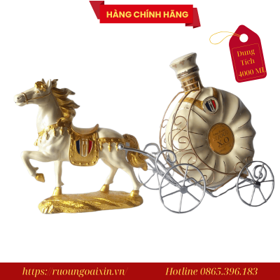 KỆ RƯỢU HÌNH CON NGỰA XO BRANDY 4L