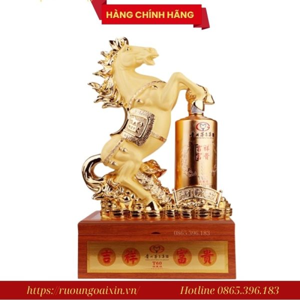 Rượu Hình Con Ngựa Cát Tường Phú Quý