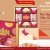 Bánh Trung Thu Hồng Kông Sen Ngập Phúc Lành Cao Cấp