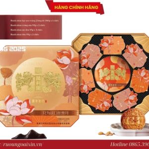 Bánh Trung Thu Hồng Kông Liên Hoa Như Ý Cao Cấp