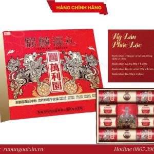 Bánh Trung Thu Hồng Kông Kỳ Lân Phúc Lộc Cao Cấp