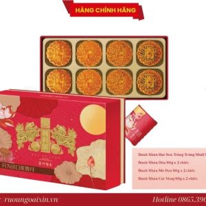 Bánh Trung Thu Hồng Kông Liên Nguyệt Trí Tâm Cao Cấp