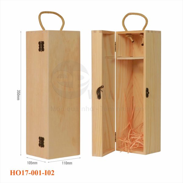 Hộp Gỗ Đựng Vang HO17‑001‑I02
