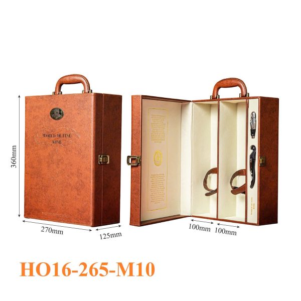 Hộp Đựng Rượu Vang 2 Chai HO16-265-M10