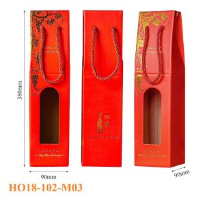 Túi Giấy Đơn Đựng Vang HO18-102-M03