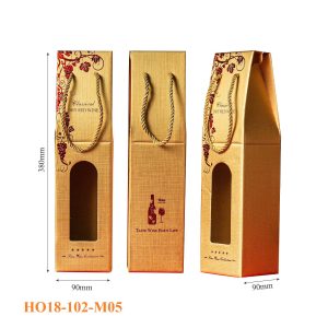 Túi Giấy Đơn Đựng Rượu Vang HO18-102-M05