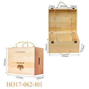 Hộp Gỗ Đựng 6 Chai Vang HO17-062-I01