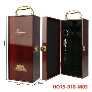 Hộp Vang Đơn Sơn Mài Cao Cấp HO15-018-M03