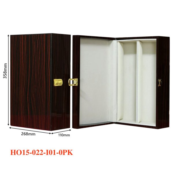 Hộp Đựng Rượu Vang Đôi Sơn Mài Cao Cấp HO15‑022‑I01‑0PK