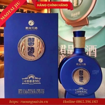 Mao Đài Quý Châu Tây Cửu Xijiu89 习酒感恩98酱香型53度(500ml)
