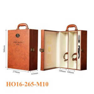 HỘP ĐỰNG RƯỢU VANG 2 CHAI HO16-265-M10