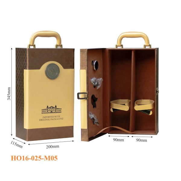 Hộp Đựng Rượu Vang 2 Chai HO16-025-M05