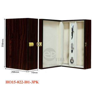 Hộp Đựng Rượu Vang 3 Chai HO15-022-I01-3PK