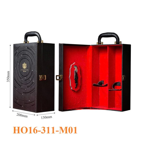 HỘP ĐỰNG RƯỢU VANG ĐÔI HO16-311-M01