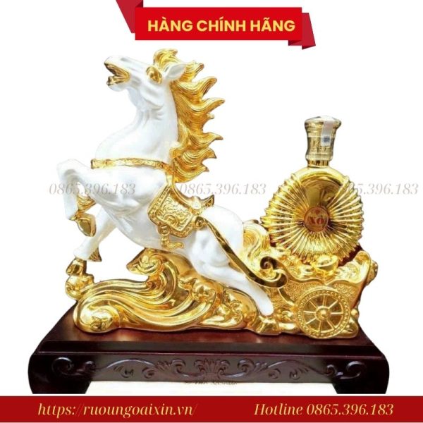 Kệ Rượu Phong Thủy Hình Con Ngựa