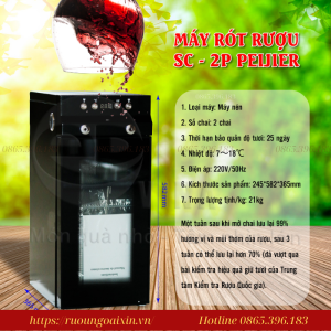 Máy Rót Rượu SC 2P Peijier – Giải pháp chiết rót và bảo quản rượu hiện đại