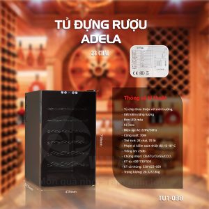 Tủ Đựng Rượu Adela 28 Chai
