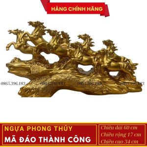 Tượng Ngựa Phong Thủy Mã Đáo Thành Công