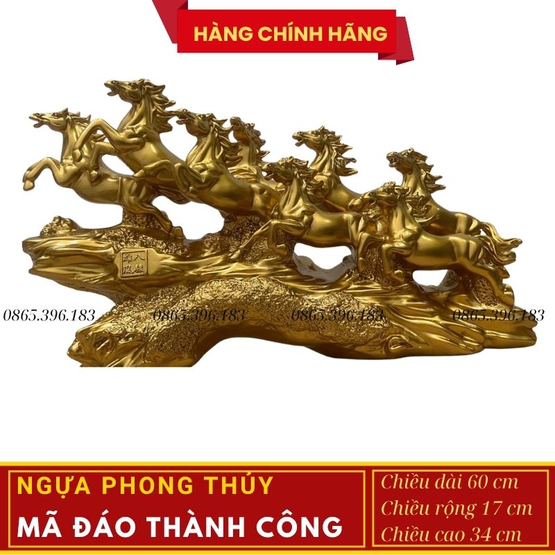Tượng Ngựa Phong Thủy Mã Đáo Thành Công