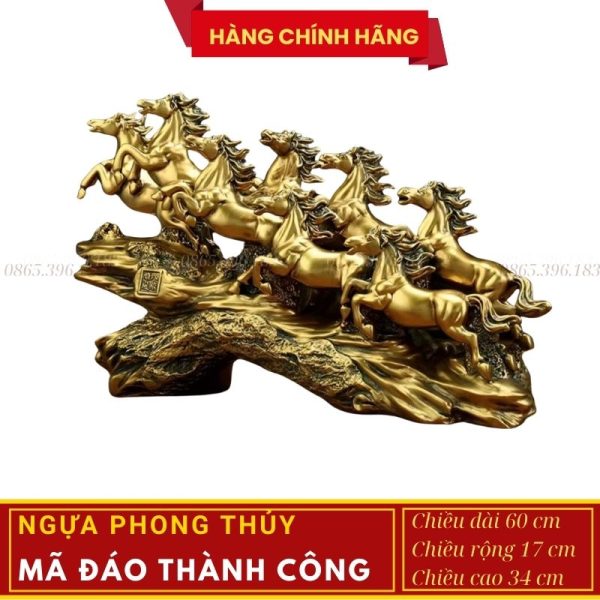 Tượng Ngựa Phong Thủy – Mã Đáo Thành Công