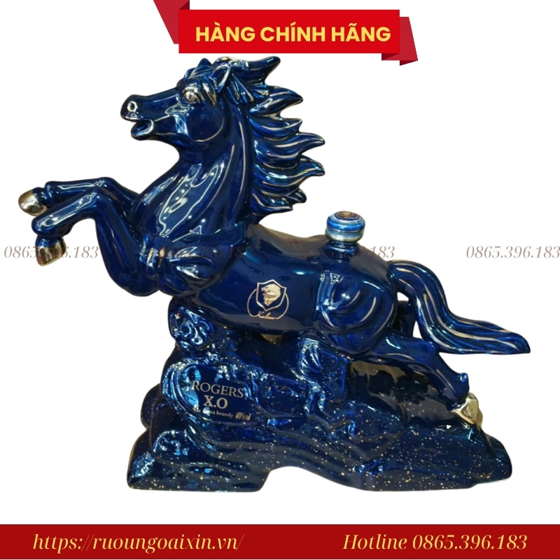 Rượu Ngựa Brandy 4L – Vỏ Sứ Cao Cấp, Hút Mắt Ngay Từ Cái Nhìn Đầu