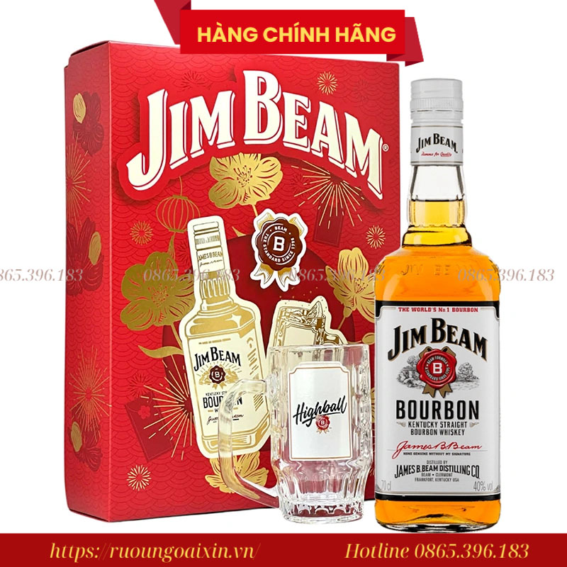 Rượu Jim Beam Hộp Quà