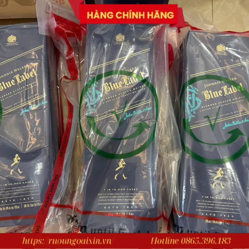 Rượu Johnnie Walker Blue Label Duty Free