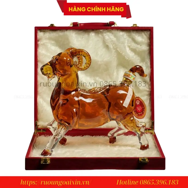 Rượu Hình Con Dê Nhập Khẩu Chính Hãng: Đẳng Cấp Quà Tặng Phong Thủy