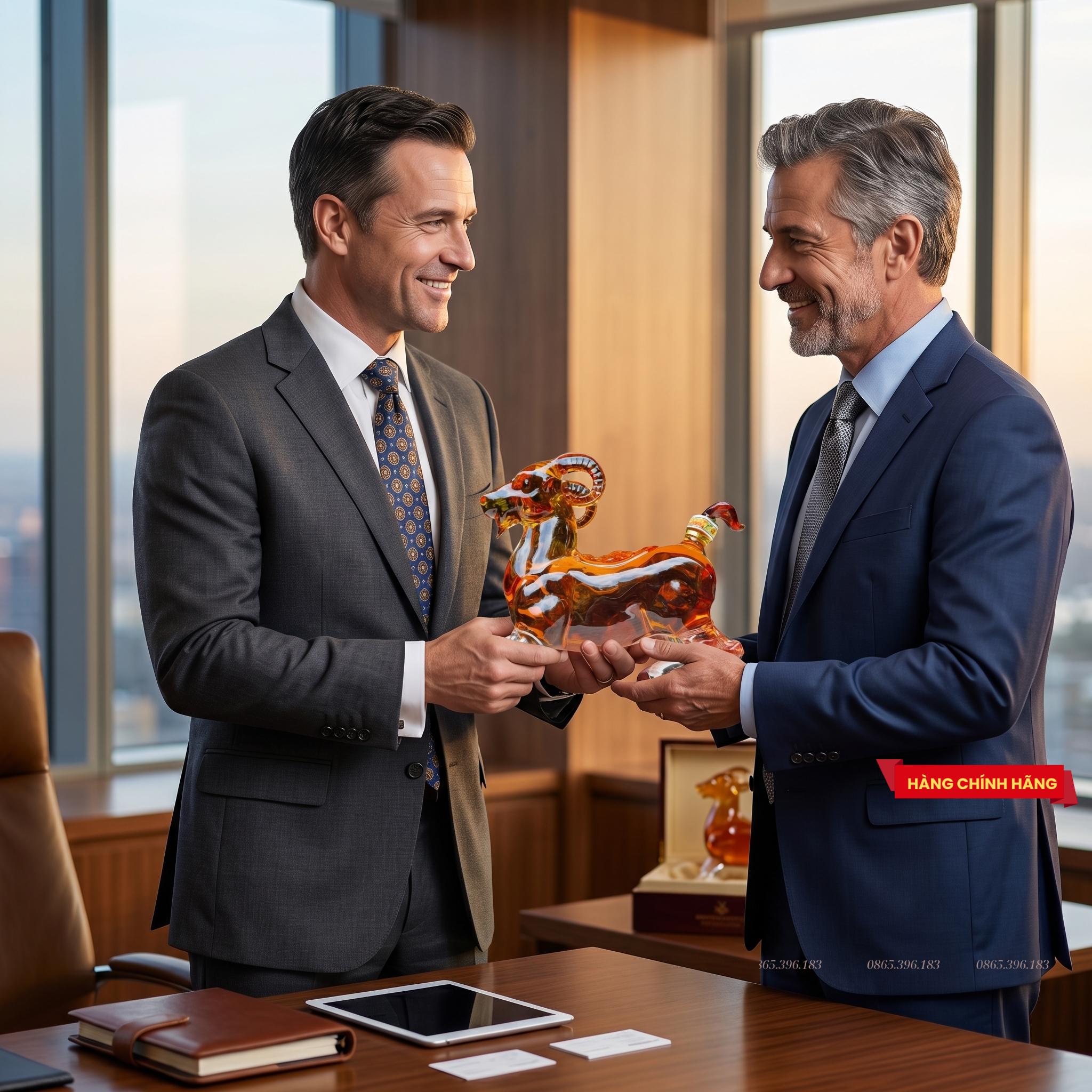 Quà Tặng Rượu Linh Vật Con Dê: Tuyệt Tác Phong Thủy Đẳng Cấp Biếu Tặng 2027