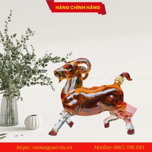 Rượu Linh Vật Dê 2027 – Phú Quý Trường Niên