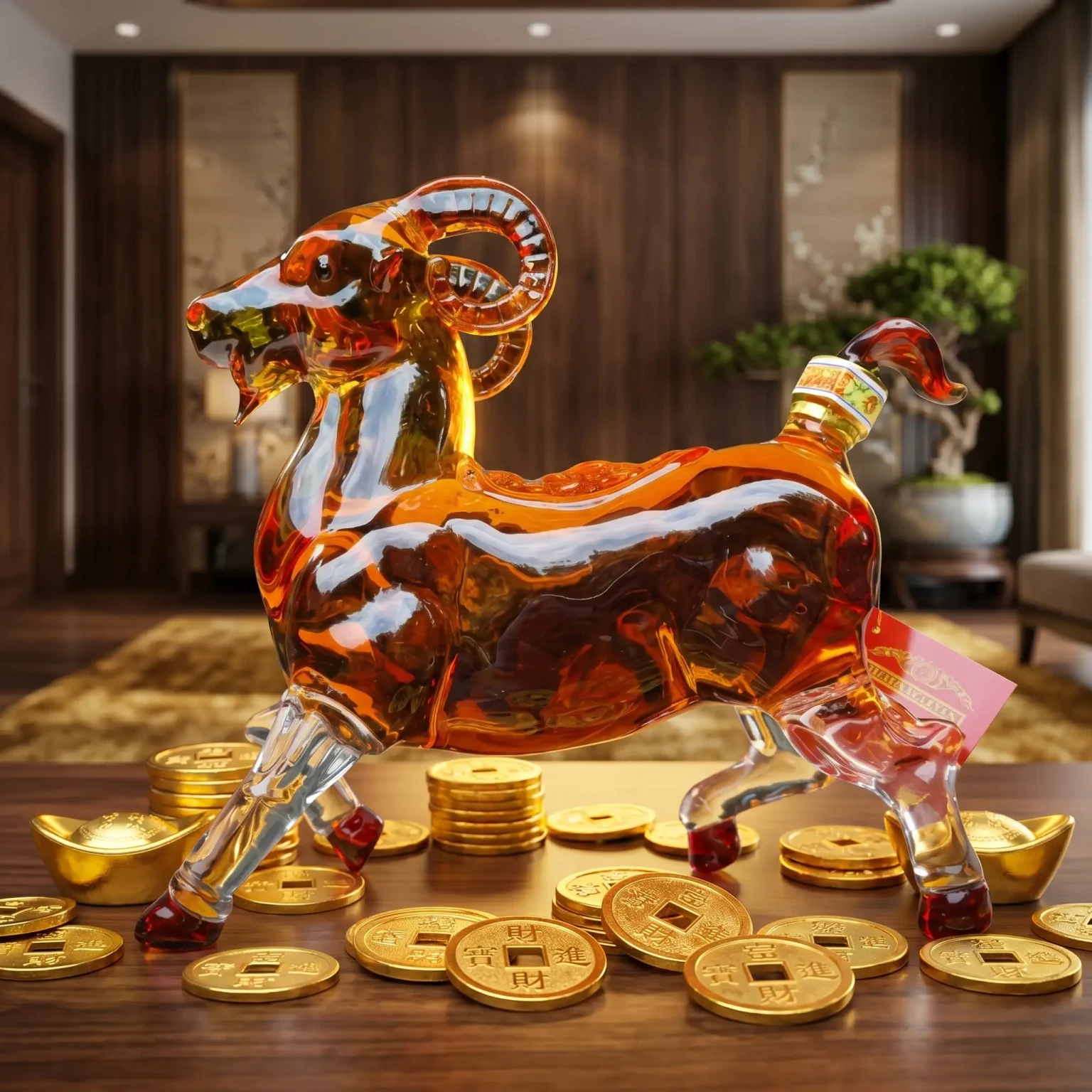 Rượu Phong Thuỷ Hình Con Dê Là Gì? Vì Sao Giới Sành Chơi Đang Săn Lùng?