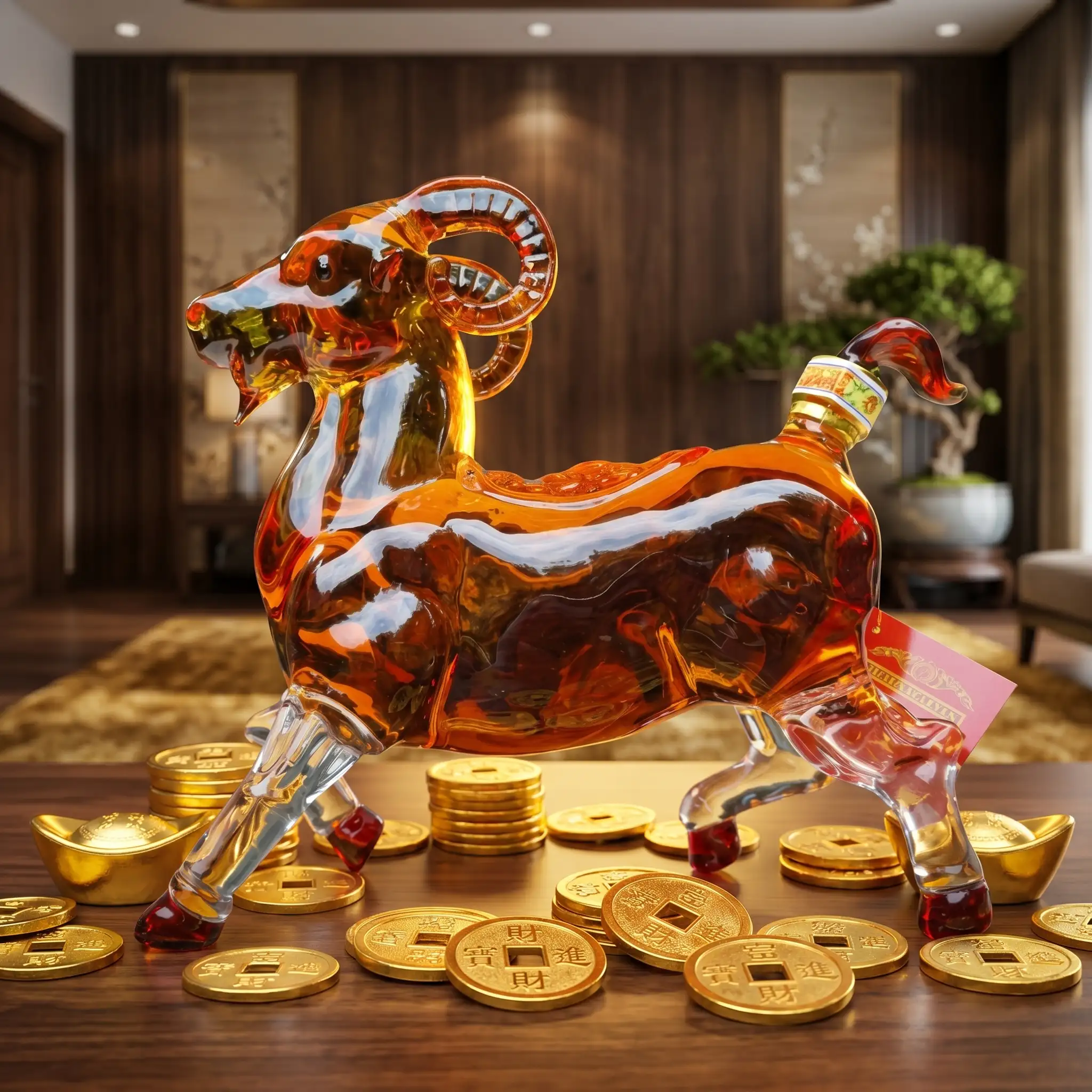 Rượu Phong Thuỷ Hình Con Dê Là Gì? Vì Sao Giới Sành Chơi Đang Săn Lùng?